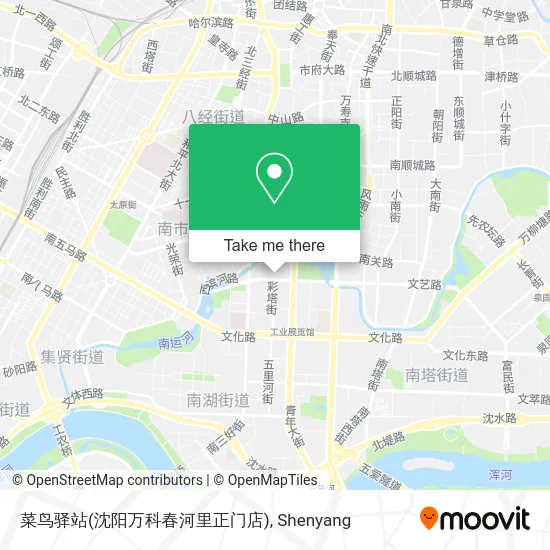 菜鸟驿站(沈阳万科春河里正门店) map