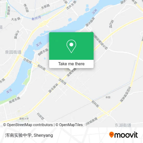 浑南实验中学 map