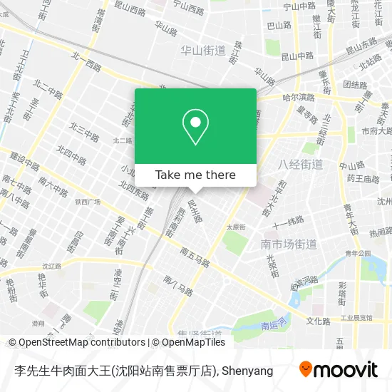 李先生牛肉面大王(沈阳站南售票厅店) map