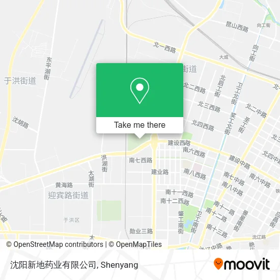 沈阳新地药业有限公司 map