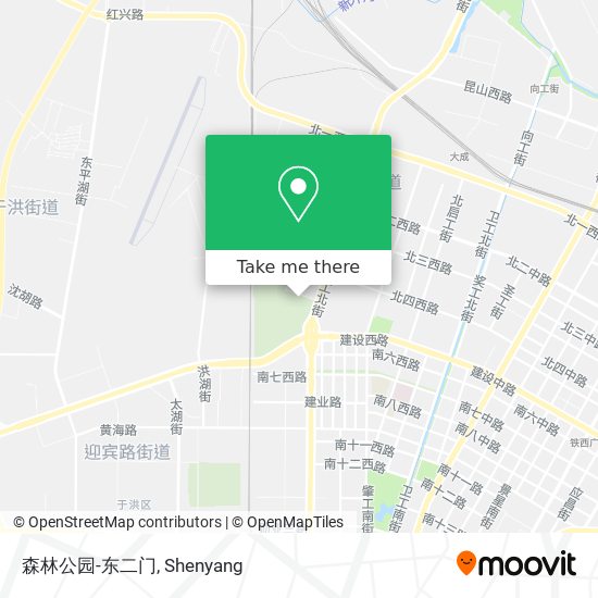 森林公园-东二门 map