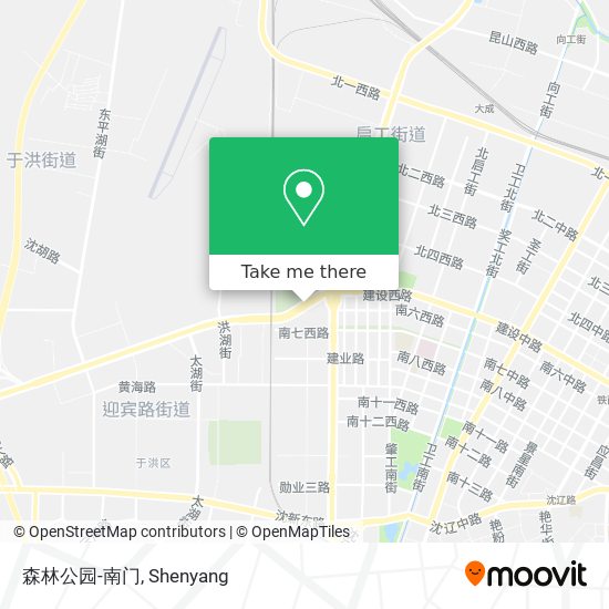 森林公园-南门 map