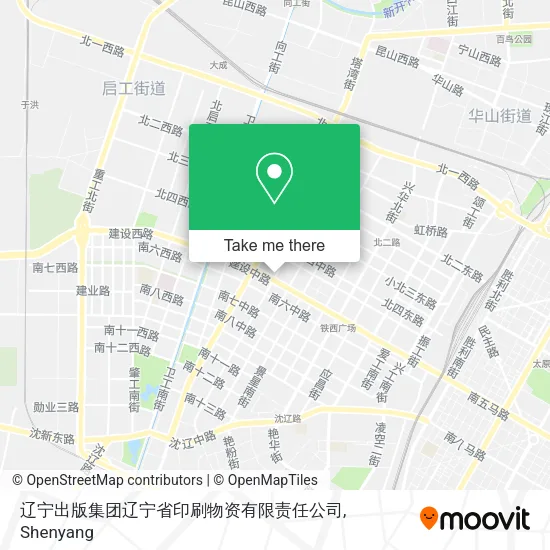 辽宁出版集团辽宁省印刷物资有限责任公司 map