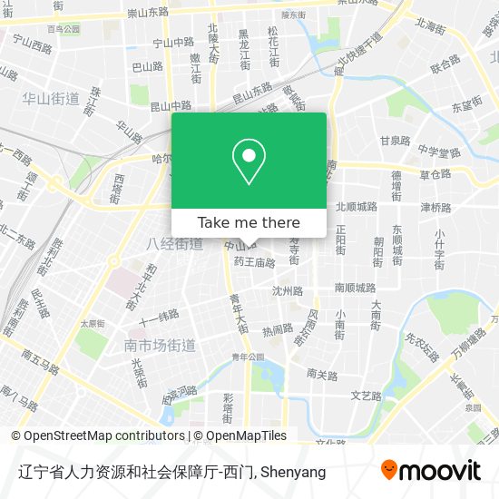 辽宁省人力资源和社会保障厅-西门 map