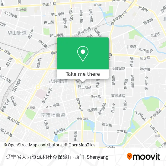 辽宁省人力资源和社会保障厅-西门 map