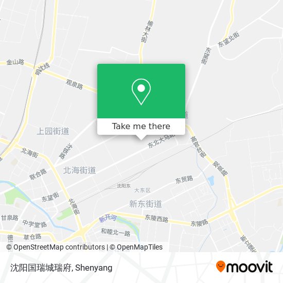 沈阳国瑞城瑞府 map