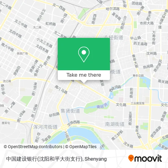 中国建设银行(沈阳和平大街支行) map