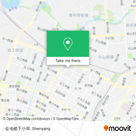 金地楼下小串 map