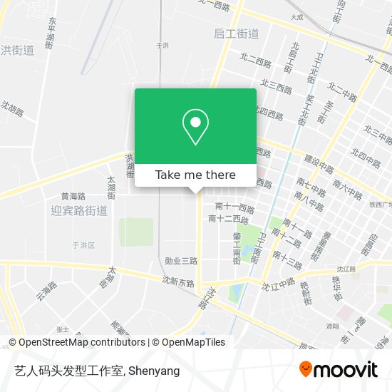 艺人码头发型工作室 map
