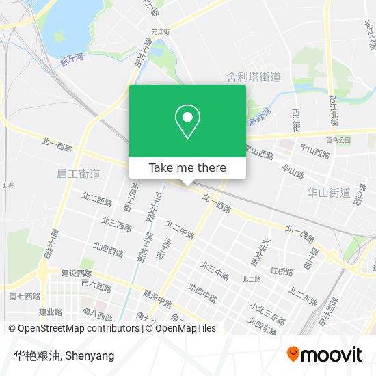 华艳粮油 map