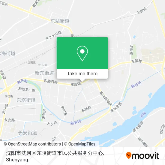 沈阳市沈河区东陵街道市民公共服务分中心 map