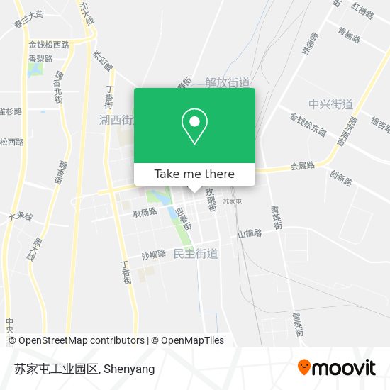 苏家屯工业园区 map