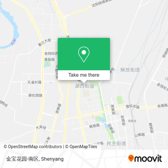 金宝花园-南区 map