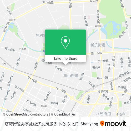 塔湾街道办事处经济发展服务中心-东北门 map