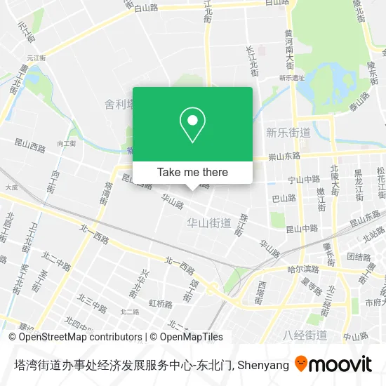 塔湾街道办事处经济发展服务中心-东北门 map