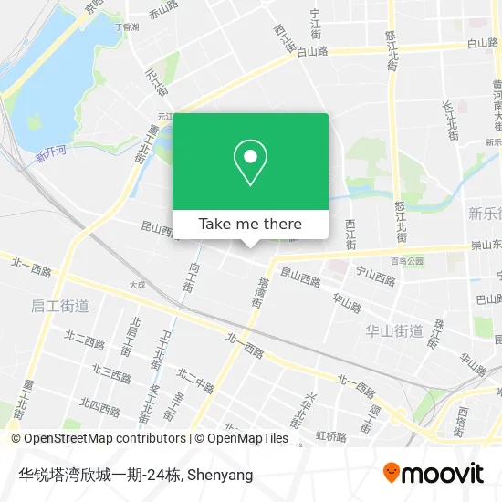 华锐塔湾欣城一期-24栋 map