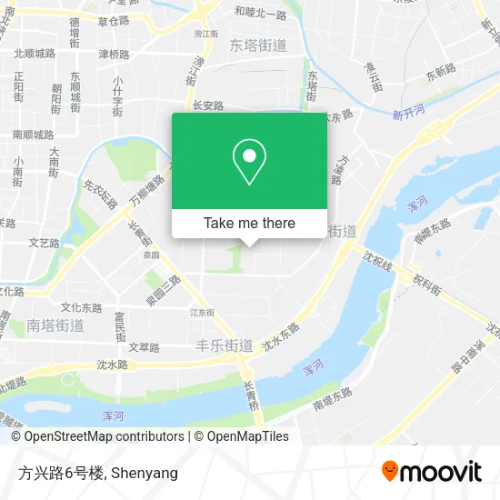 方兴路6号楼 map