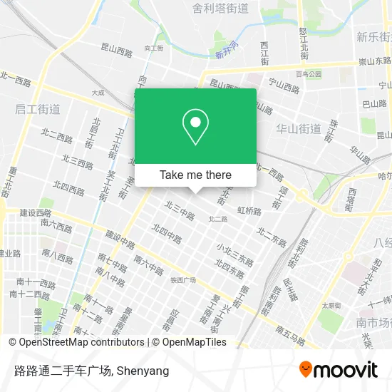 路路通二手车广场 map