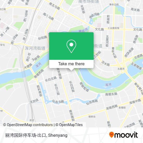 丽湾国际停车场-出口 map