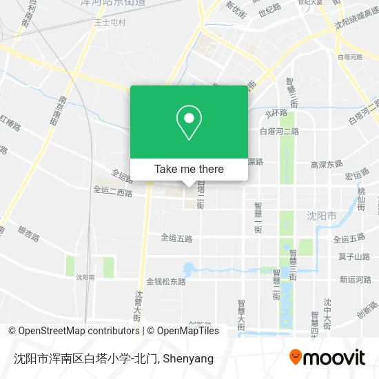 沈阳市浑南区白塔小学-北门 map