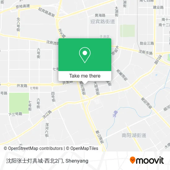 沈阳张士灯具城-西北2门 map