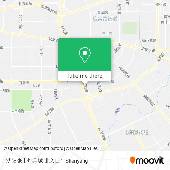沈阳张士灯具城-北入口1 map