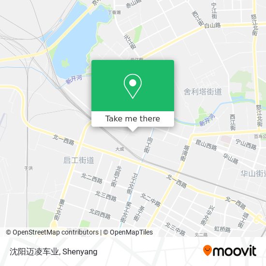 沈阳迈凌车业 map