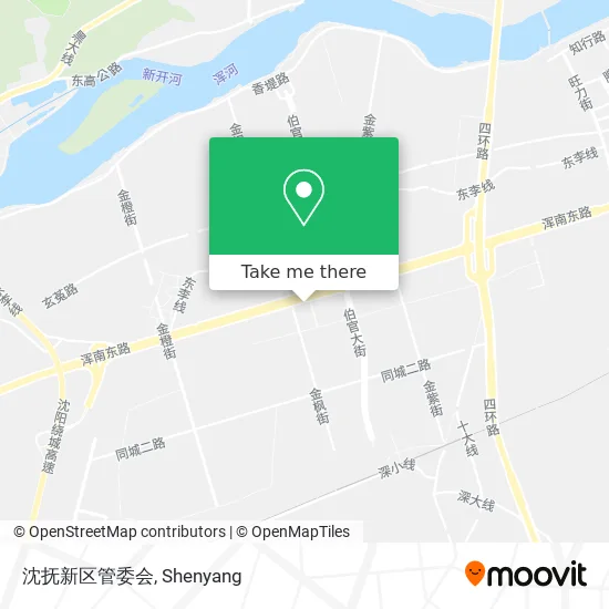 沈抚新区管委会 map