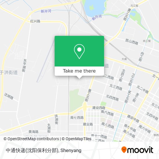 中通快递(沈阳保利分部) map