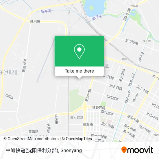 中通快递(沈阳保利分部) map