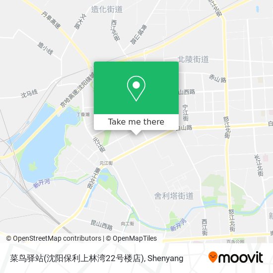 菜鸟驿站(沈阳保利上林湾22号楼店) map
