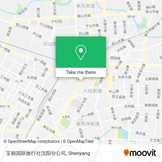 宝丽国际旅行社沈阳分公司 map
