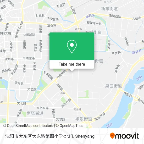 沈阳市大东区大东路第四小学-北门 map