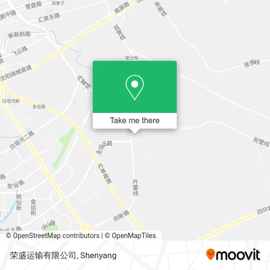 荣盛运输有限公司 map