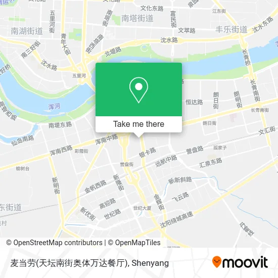 麦当劳(天坛南街奥体万达餐厅) map