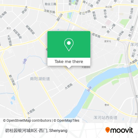 碧桂园银河城B区-西门 map