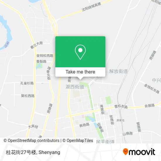 桂花街27号楼 map