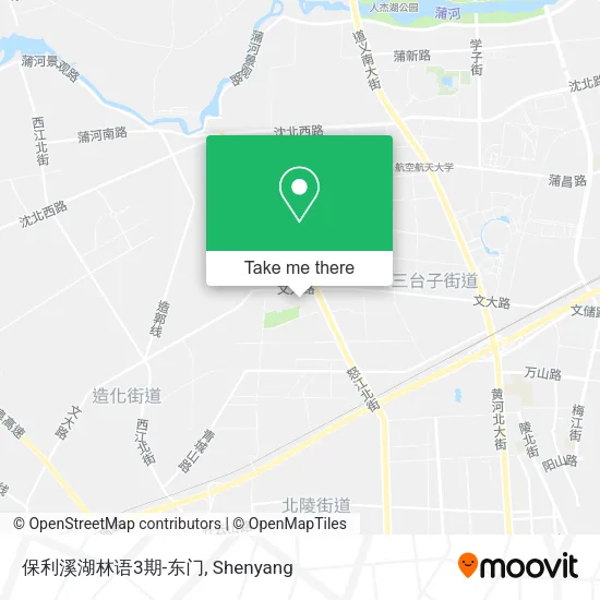保利溪湖林语3期-东门 map
