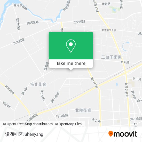 溪湖社区 map