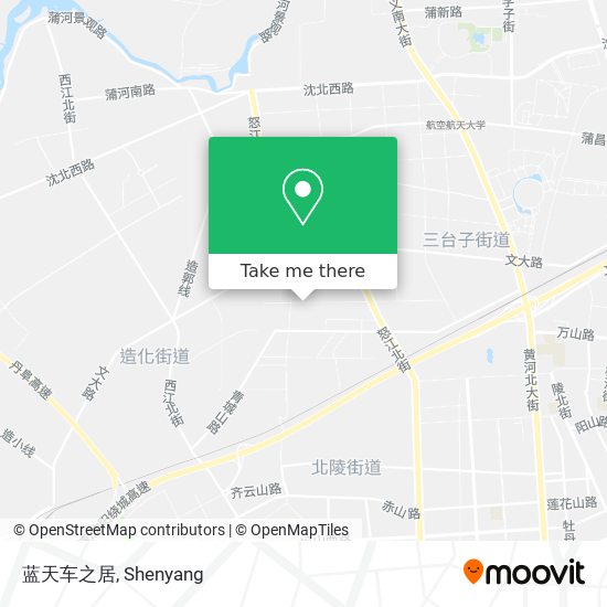 蓝天车之居 map