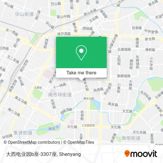 大西电业园b座-3307座 map