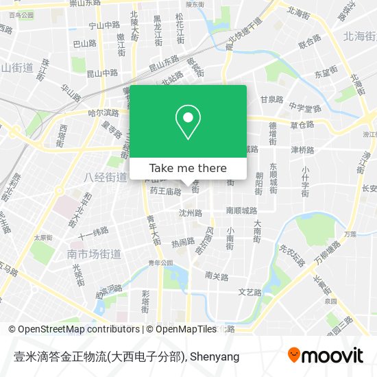 壹米滴答金正物流(大西电子分部) map