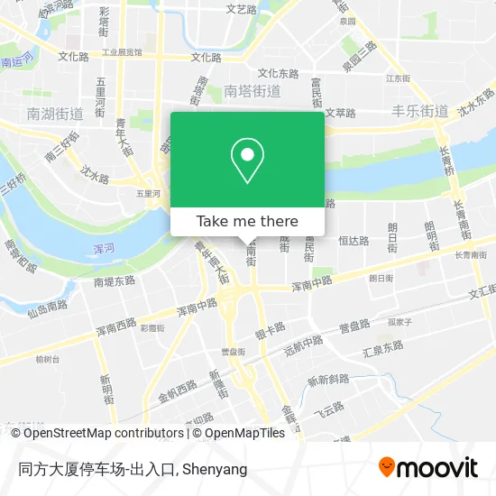 同方大厦停车场-出入口 map