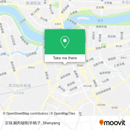 京味涮肉秘制羊蝎子 map