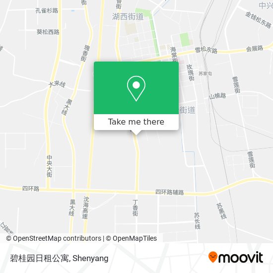 碧桂园日租公寓 map