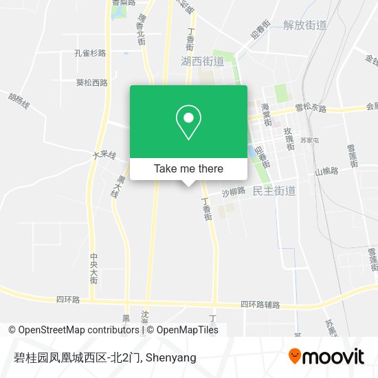 碧桂园凤凰城西区-北2门 map