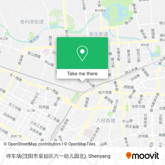 停车场(沈阳市皇姑区六一幼儿园北) map