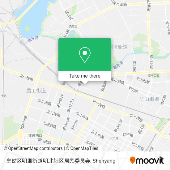 皇姑区明廉街道明北社区居民委员会 map