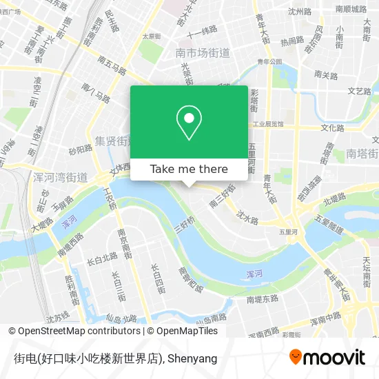 街电(好口味小吃楼新世界店) map