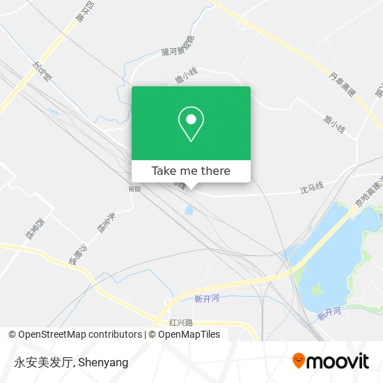 永安美发厅 map